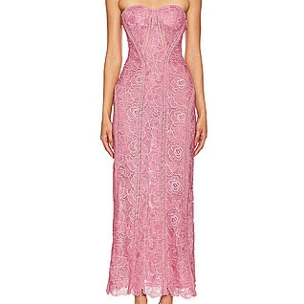 X Revolve Paris Lace Midi Dress